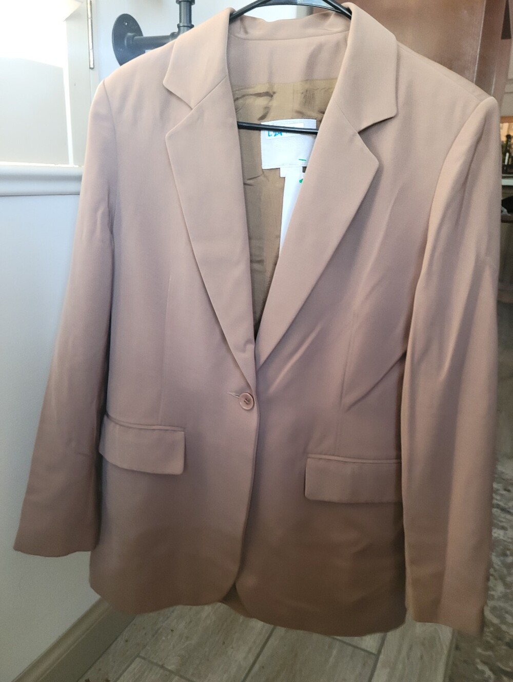 NEW Single-Button Soft Mauve Blazer